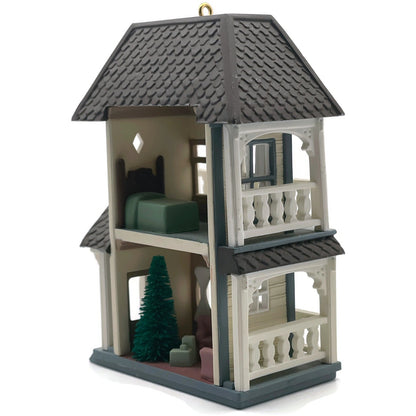 Hallmark Ornament Cozy Home 1993 Nostalgic Christmas Village Tree Keepsake Decor