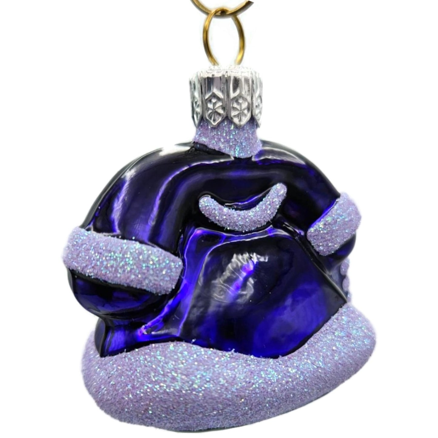 Patricia Breen Miniature Fine Phone Purple Lavender Christmas Tree Ornament CATZ