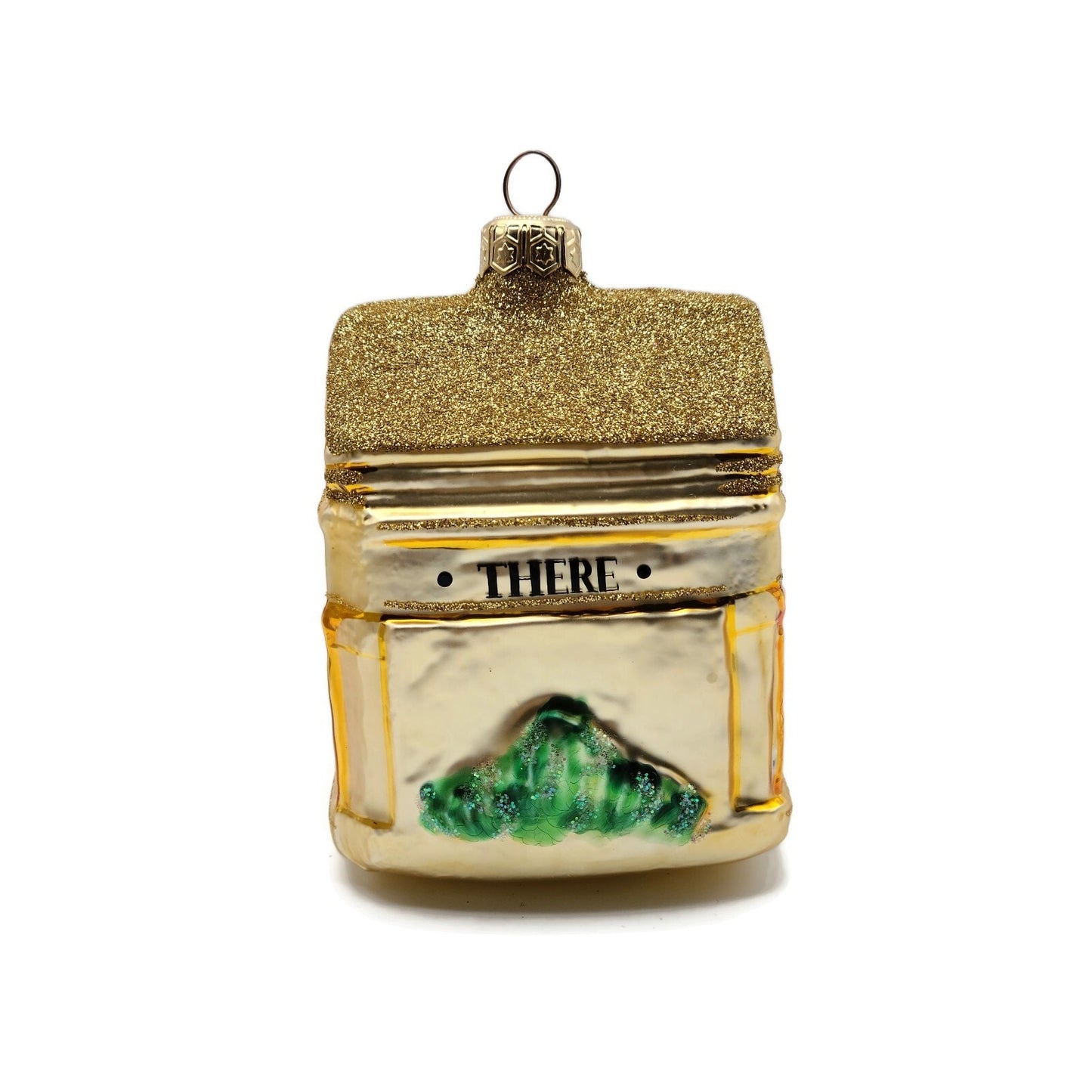 Patricia Breen Beaux Arts Facade St Louis Art Museum Gold Christmas Ornament