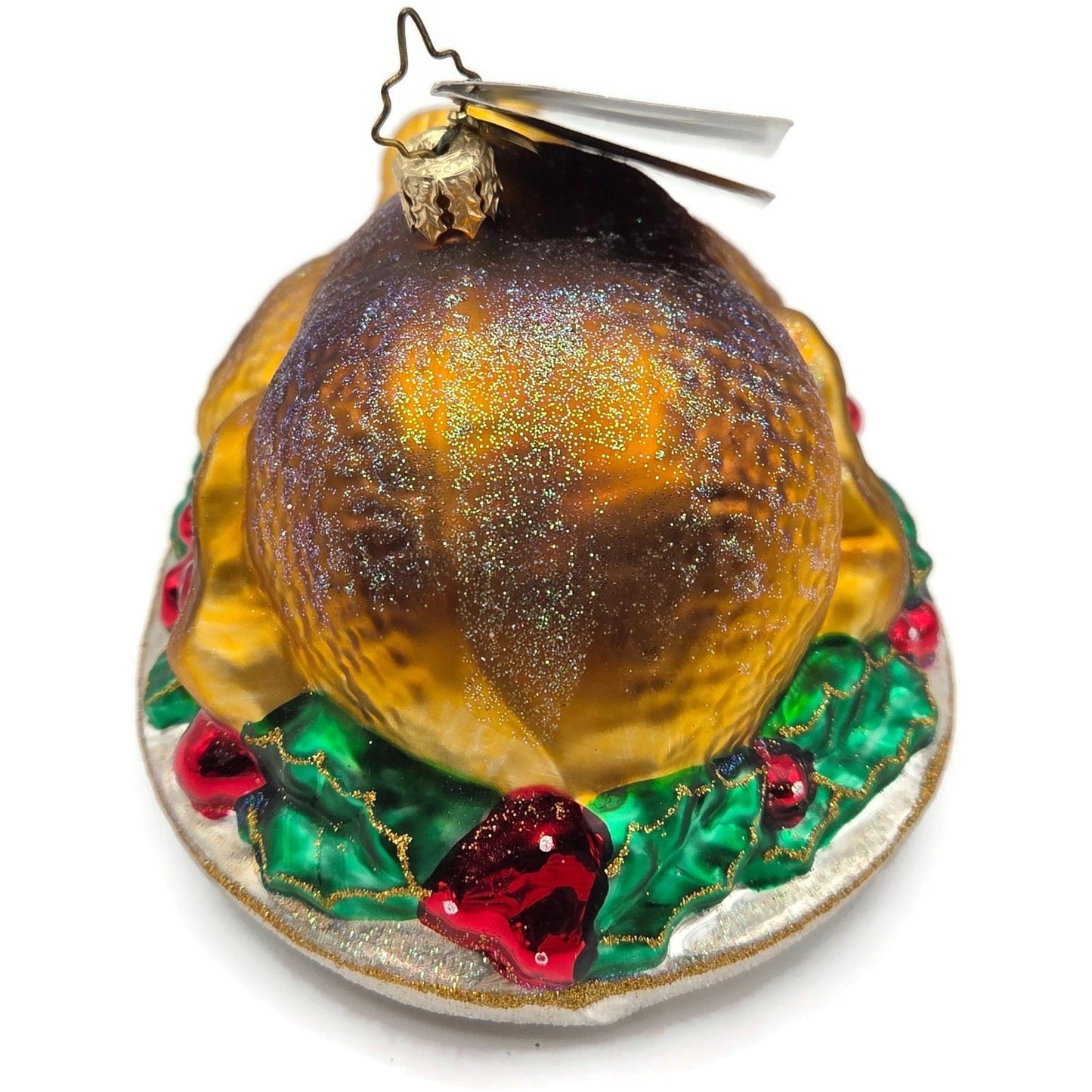 Christopher Radko Turley Time Platter Thanksgiving Dinner Christmas Ornament