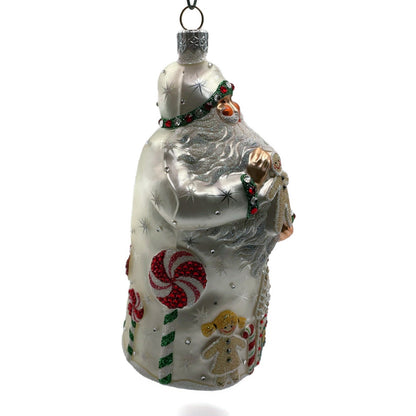 Patricia Breen Torun Santa Pearl Candy Canes Gingerbread Christmas Tree Ornament