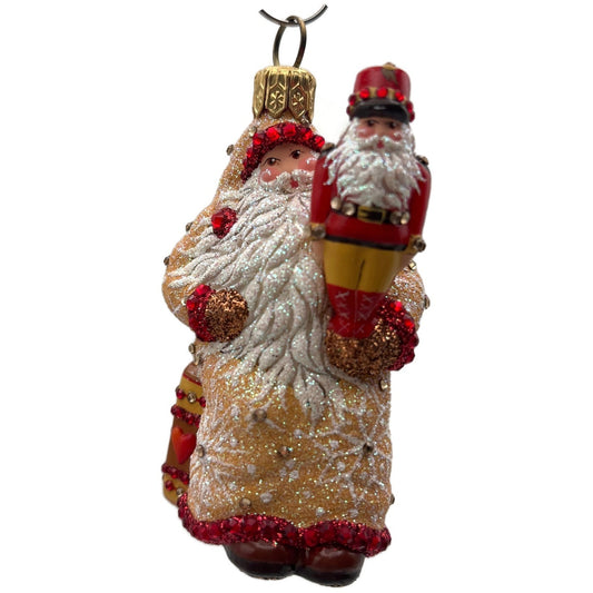 Patricia Breen Nutcracker Nicoud Gingerbread Hearts Christmas Tree Ornament CATZ