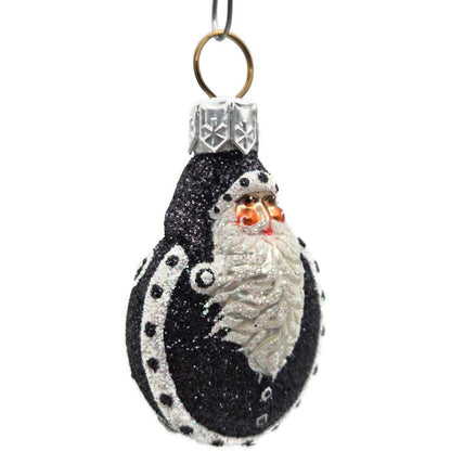 Patricia Breen Ladybug Noel Black Glittered Polka Dots Spring Christmas Ornament