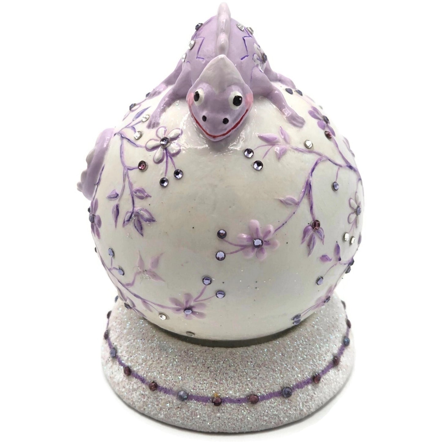 Patricia Breen Chameleon Cachette Lavender Flowers Spring Christmas OOAK CO