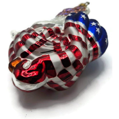 Christopher Radko All American Patriotic Eagle Christmas Tree Ornament 99-211-0