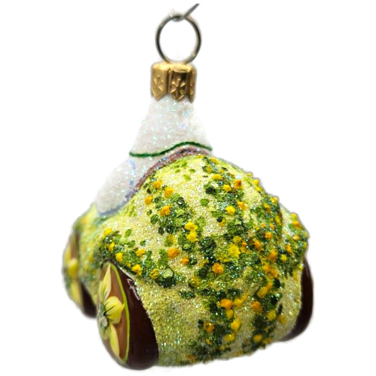 Patricia Breen Halloween Hybrid Green Gourd White Ghost Christmas Ornament 3011