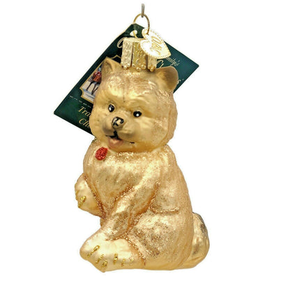Old World Christmas Cairn Terrier Golden Dog Pet OWC Christmas Tree Ornament
