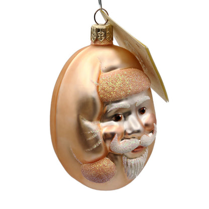 Patricia Breen Jelly Bean Santa Claus Peach Matte Easter Christmas Tree Ornament