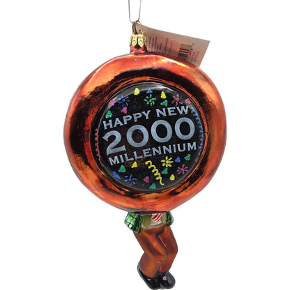 Christopher Radko Millennium Clock Harold Lloyd Trust Christmas Tree Ornament