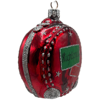 Patricia Breen Journey With Me Red Highlands Stars Christmas Tree Ornament TCT