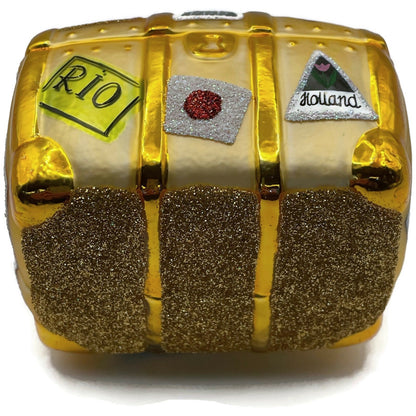 Patricia Breen Bon Voyage Gold Atlanta Cairo Rio Travel Christmas Ornament 9903