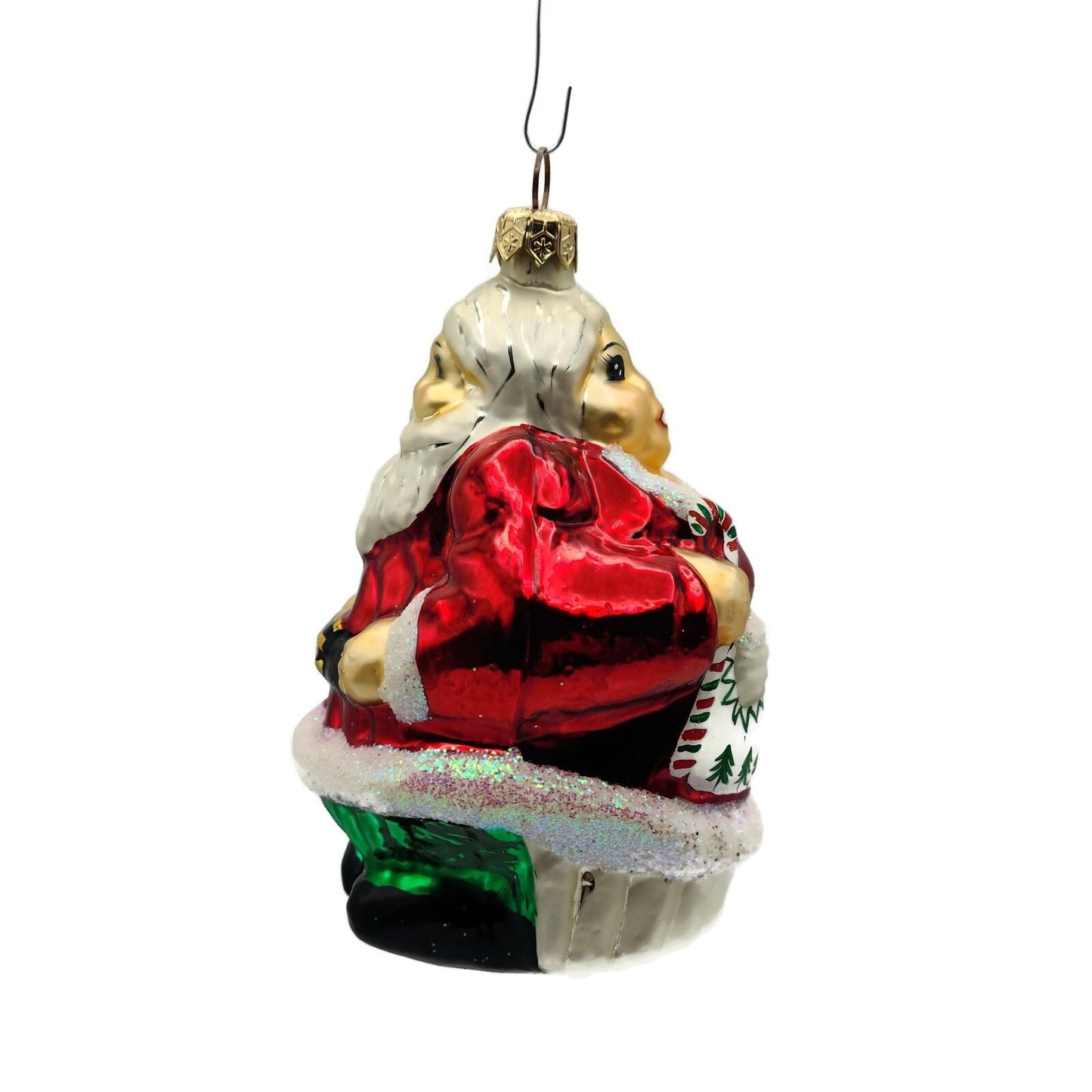 Christopher Radko The Clauses Double Sided Santa Christmas Ornament 96-159-0