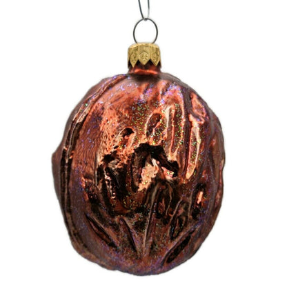 Christopher Radko Jumbo Walnut Brown Fall Christmas Tree Ornament 95-249-0