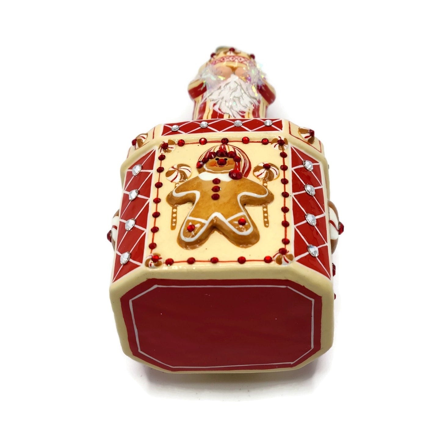 Patricia Breen Santa for Mimi Gingerbread Tea Party Christmas Tree Ornament