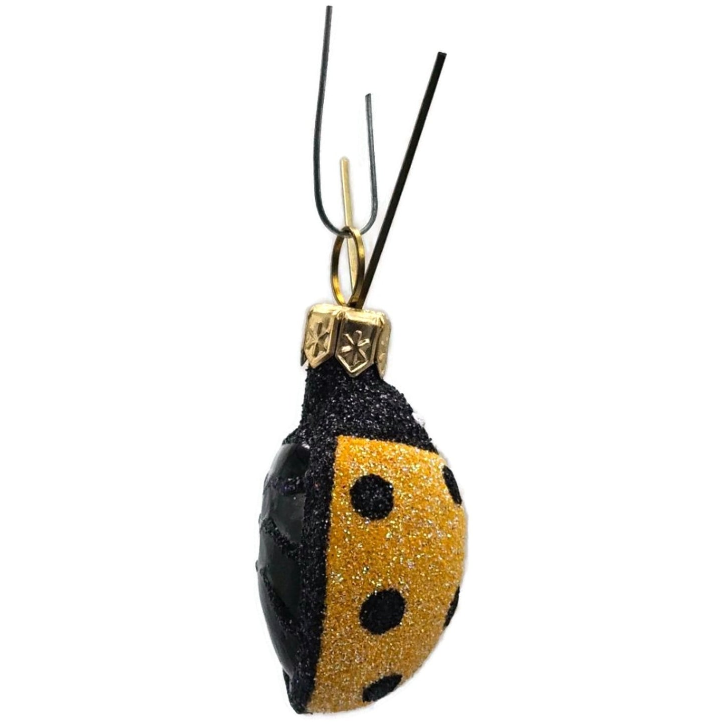 Patricia Breen Ladybug Ladybug Yellow Closed Wing Spring Christmas Tree Ornament