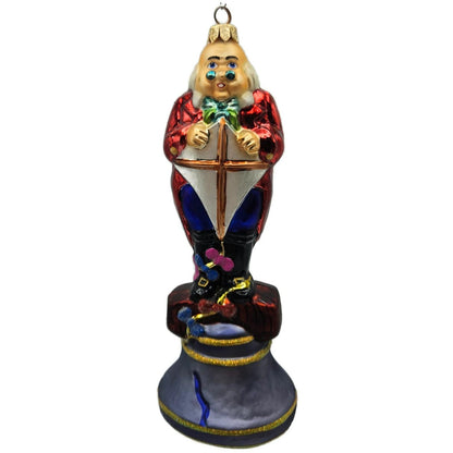Christopher Radko Philadelphia Story Benjamin Franklin Liberty Bell Ornament