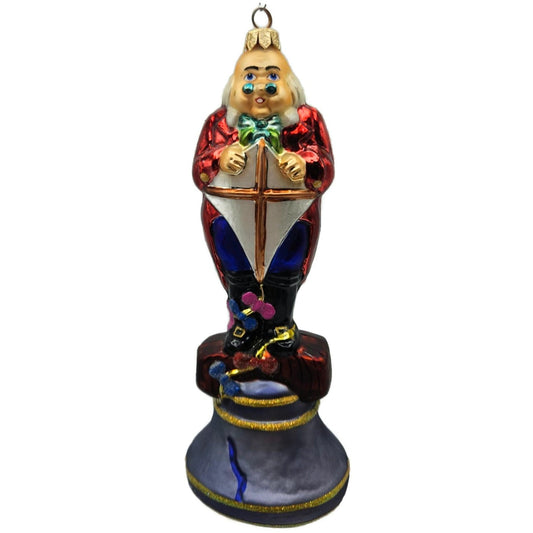 Christopher Radko Philadelphia Story Benjamin Franklin Liberty Bell Ornament