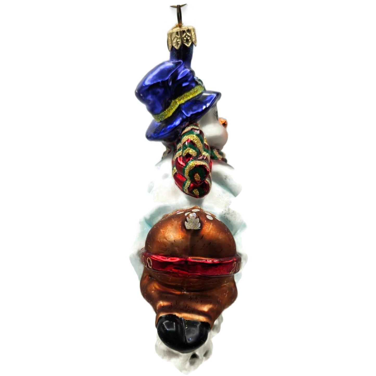 Christopher Radko Frostys Flight Snowman Reindeer Christmas Ornament 00-ICE-01