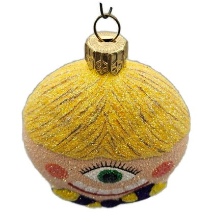 Patricia Breen Dracula Medallion Cyclops Glass Halloween Christmas Ornament 2413