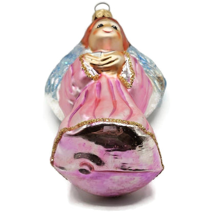 Christopher Radko On Wings Of Hope Angel Pink 1995 Christmas Tree Ornament