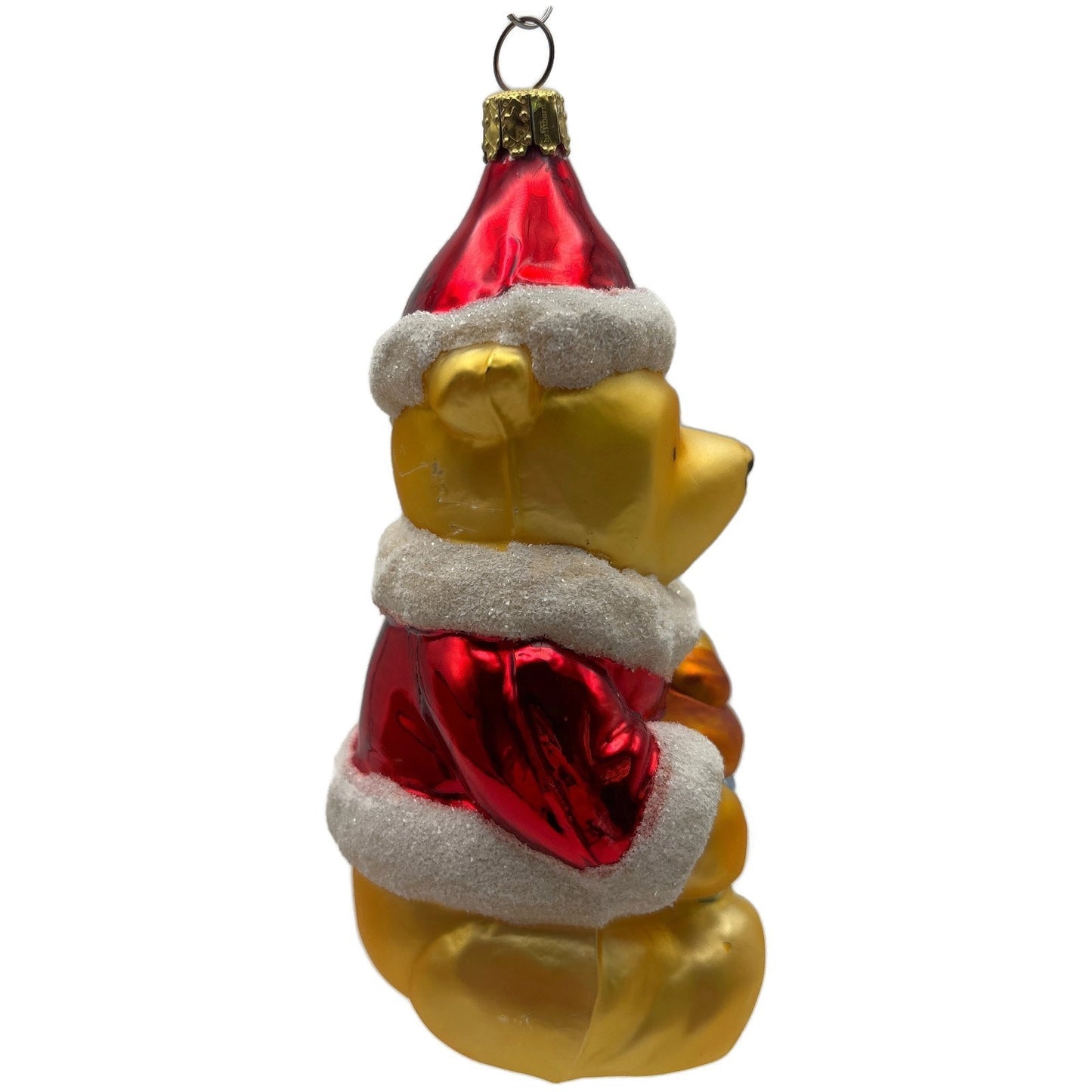 Winnie the Pooh Bear Honey Santa Hat Christmas Ornament Midwest Of Cannon Falls