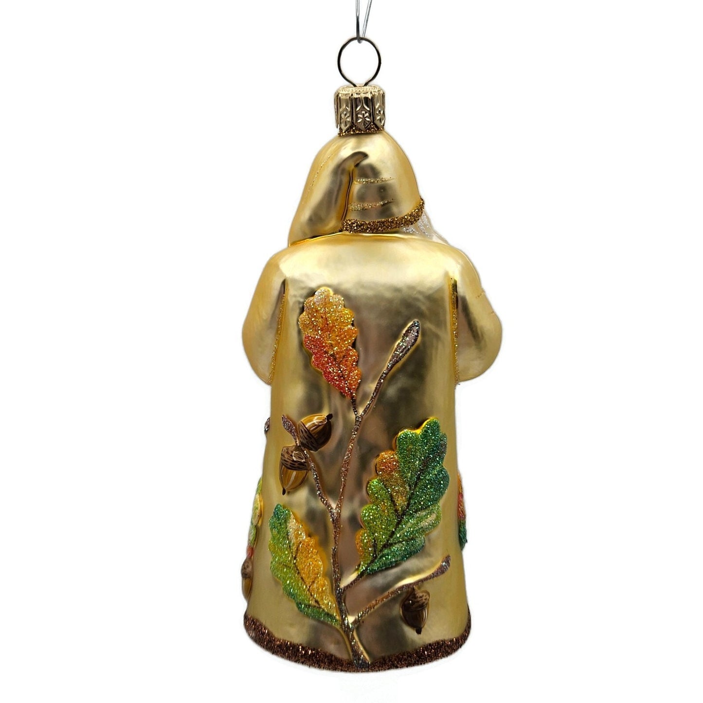 Patricia Breen From Little Acorns Gold Santa Claus Fall Christmas Tree Ornament