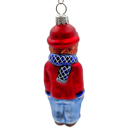 Patricia Breen Henry The Victorian Boy Auburn Hair Red Christmas Tree Ornament