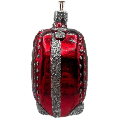Patricia Breen Journey With Me Red Highlands Stars Christmas Tree Ornament TCT