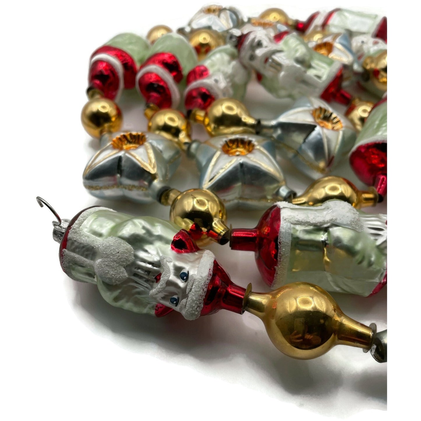 Christopher Radko Garland Santa Claus by Starlight Pearl Christmas Tree 94-451