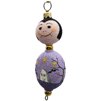 Patricia Breen Kinley Kinetics II The Count Moon Purple Halloween Ornament CATZ
