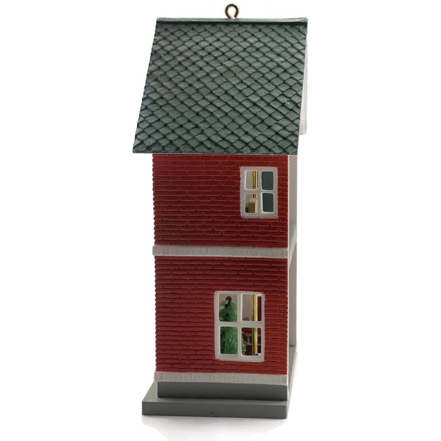 Hallmark Ornament Fire Station 1991 Nostalgic Christmas Village Tree Keepsake