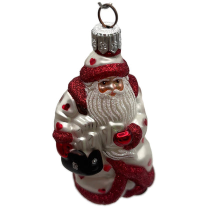 Patricia Breen Miniature Through Rain And Snow Pearl Hearts Valentines Ornament