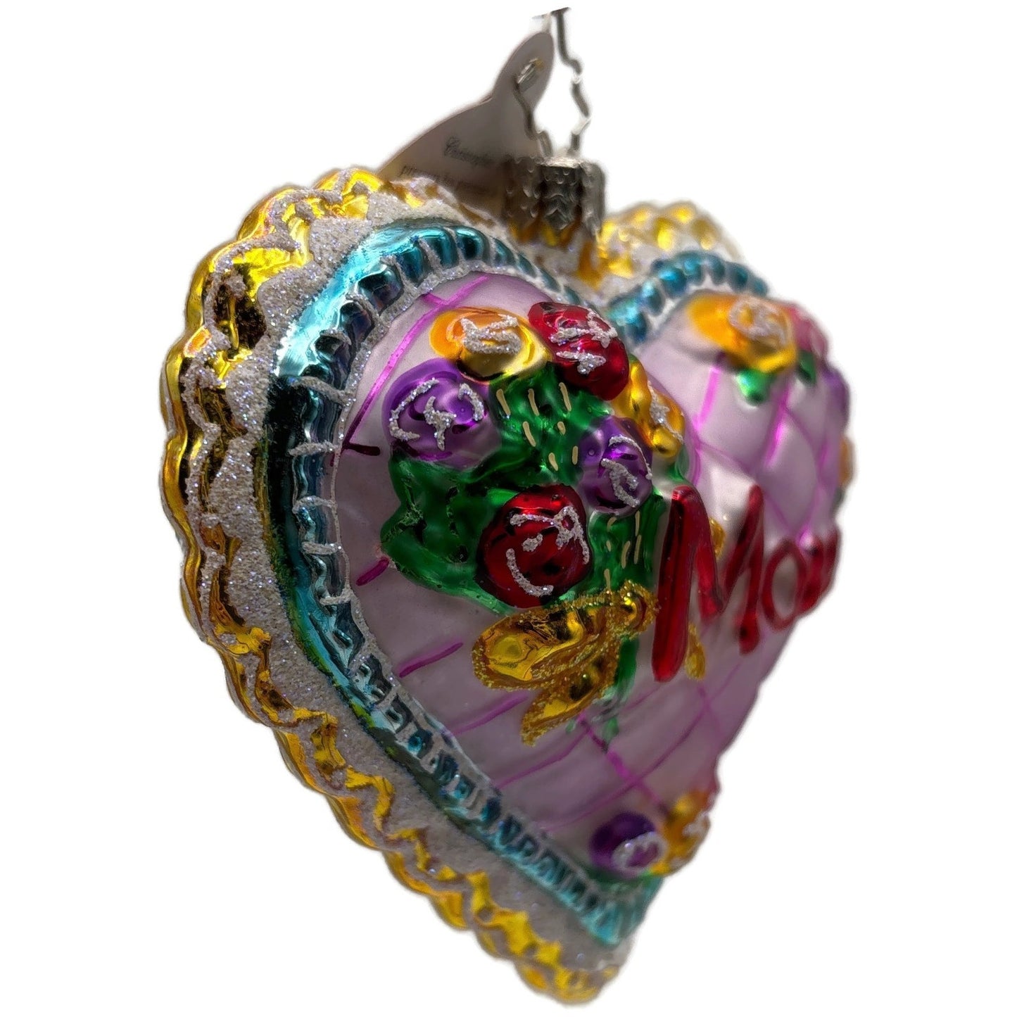 Christopher Radko Soft On Mom 20th Anniversary Christmas Tree Ornament 1011347