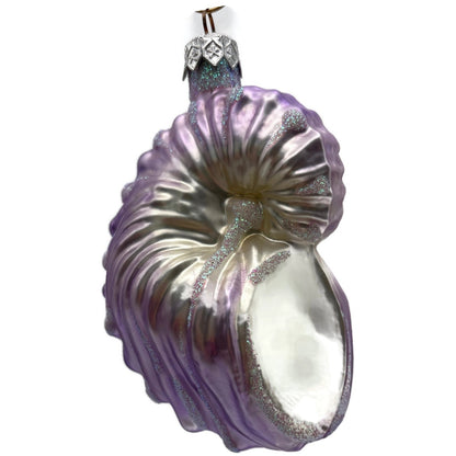 Patricia Breen A Walk On The Beach Lavender Shell Summer Christmas Tree Ornament