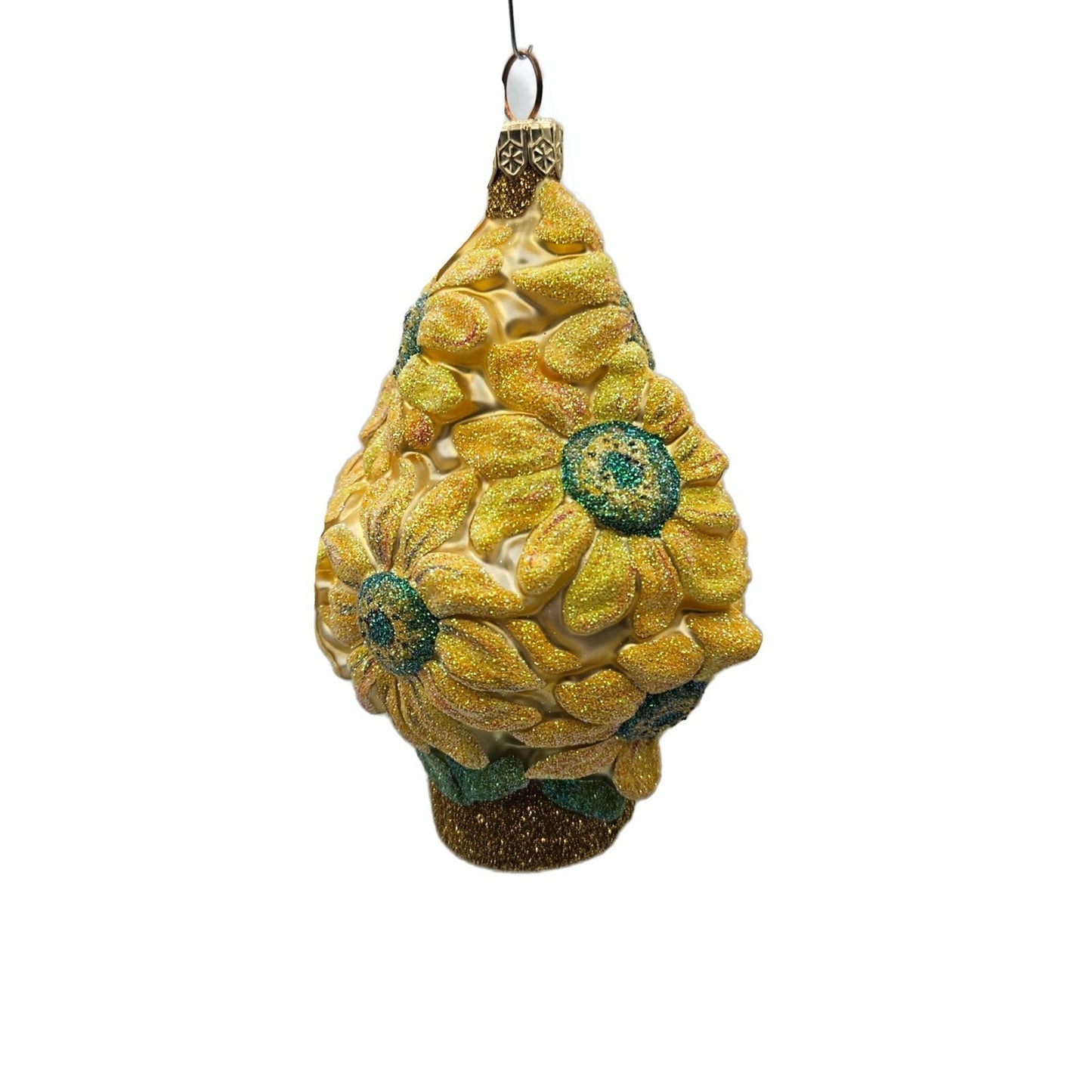 Patricia Breen Sunflower Topiary Yellow Art Floral Spring Christmas Ornament