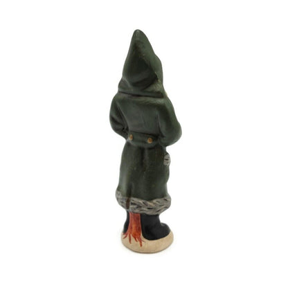 Vaillancourt Belsnickel with Green Coat Tammy Lajoie Signed Chalkware Figurine