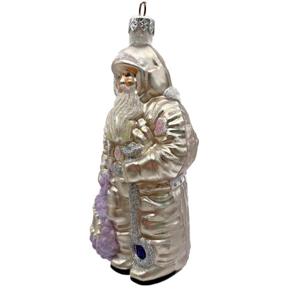 Patricia Breen Millennium Santa Claus Lavender Bag 2000 Christmas Ornament CATZ