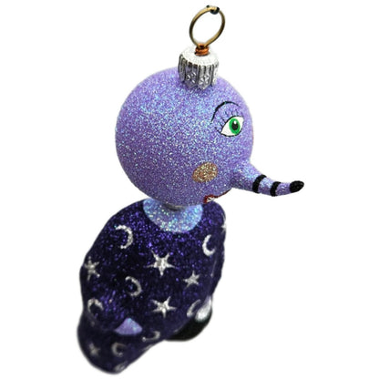 Patricia Breen Halloween Trick Or Treaters Munch Purple Christmas Ornament 2365