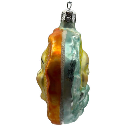 Christopher Radko Dawn & Dusk Double Sided Celestial Christmas Ornament 91-034-0