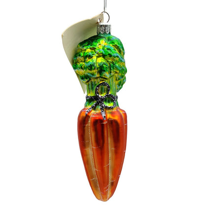 Patricia Breen A Walk in the Marche Ouvert Les Carrots Holiday Tree Ornament