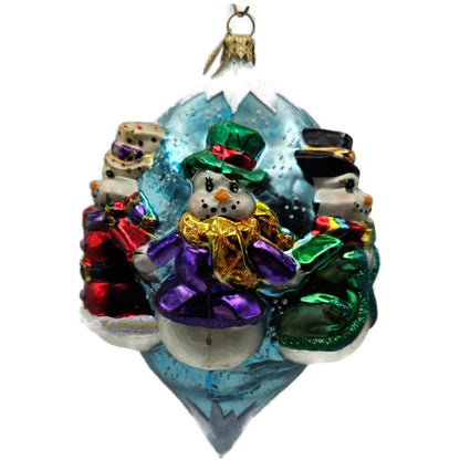 Christopher Radko Snowmen All Around Christmas Tree Ornament 01-0752-0