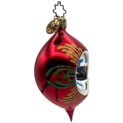Christopher Radko Fantasia Kensington Glow Reflector Christmas Tree Ornament