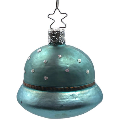 Inge Glass Ornament Christmas Cap Candy Canes Old World Christmas Tree Decor