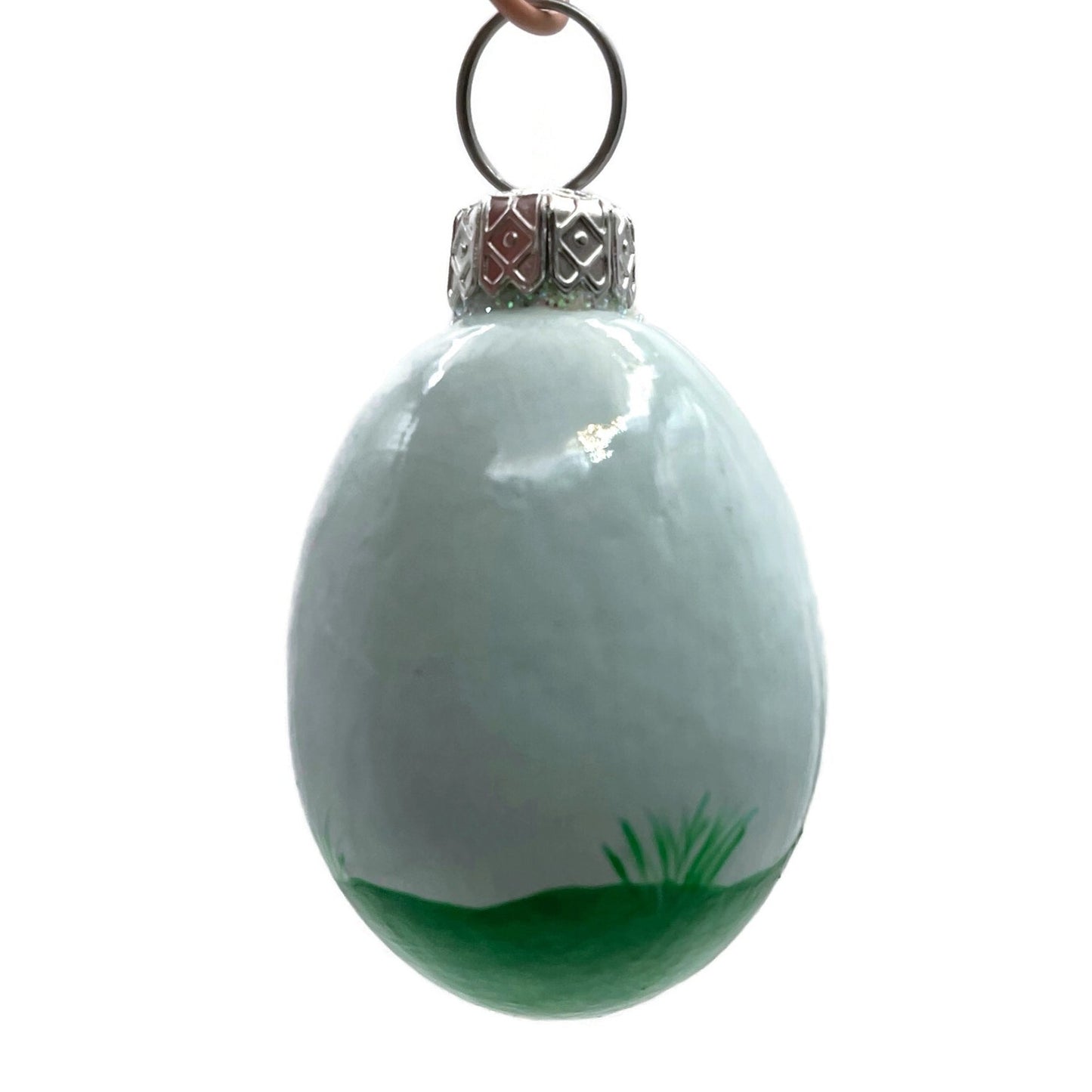 Patricia Breen Miniature Egg Courtly Rabbits Easter Holiday Christmas Ornament