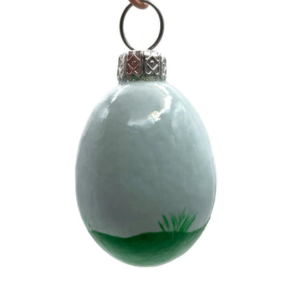 Patricia Breen Miniature Egg Courtly Rabbits Easter Holiday Christmas Ornament