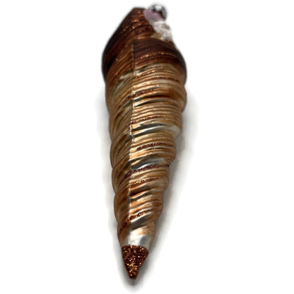 Patricia Breen Triton Santa Brown Seashell Nautical Christmas Tree Ornament