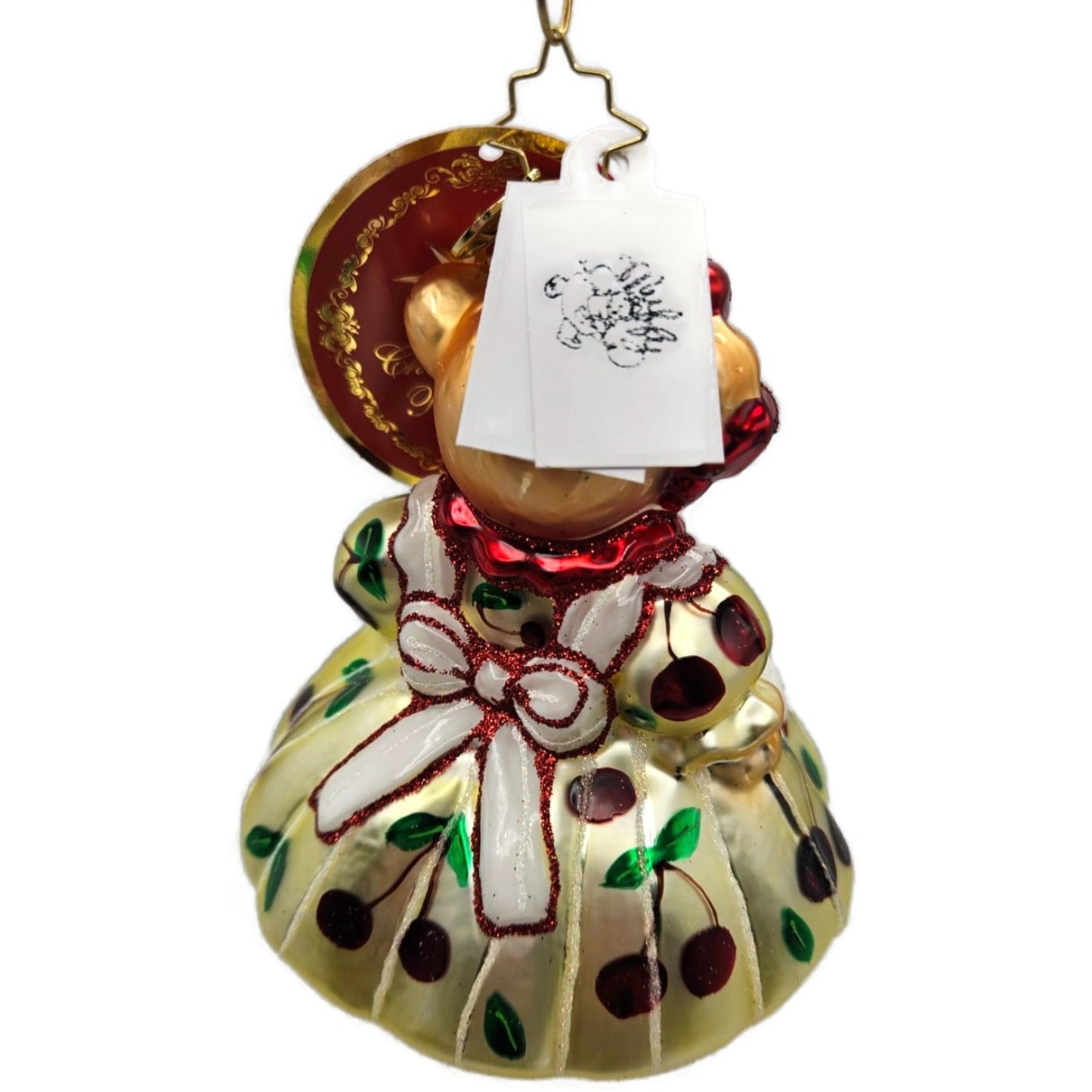 Christopher Radko Muffys Slice of Sweetness Bear Christmas Ornament 1022925