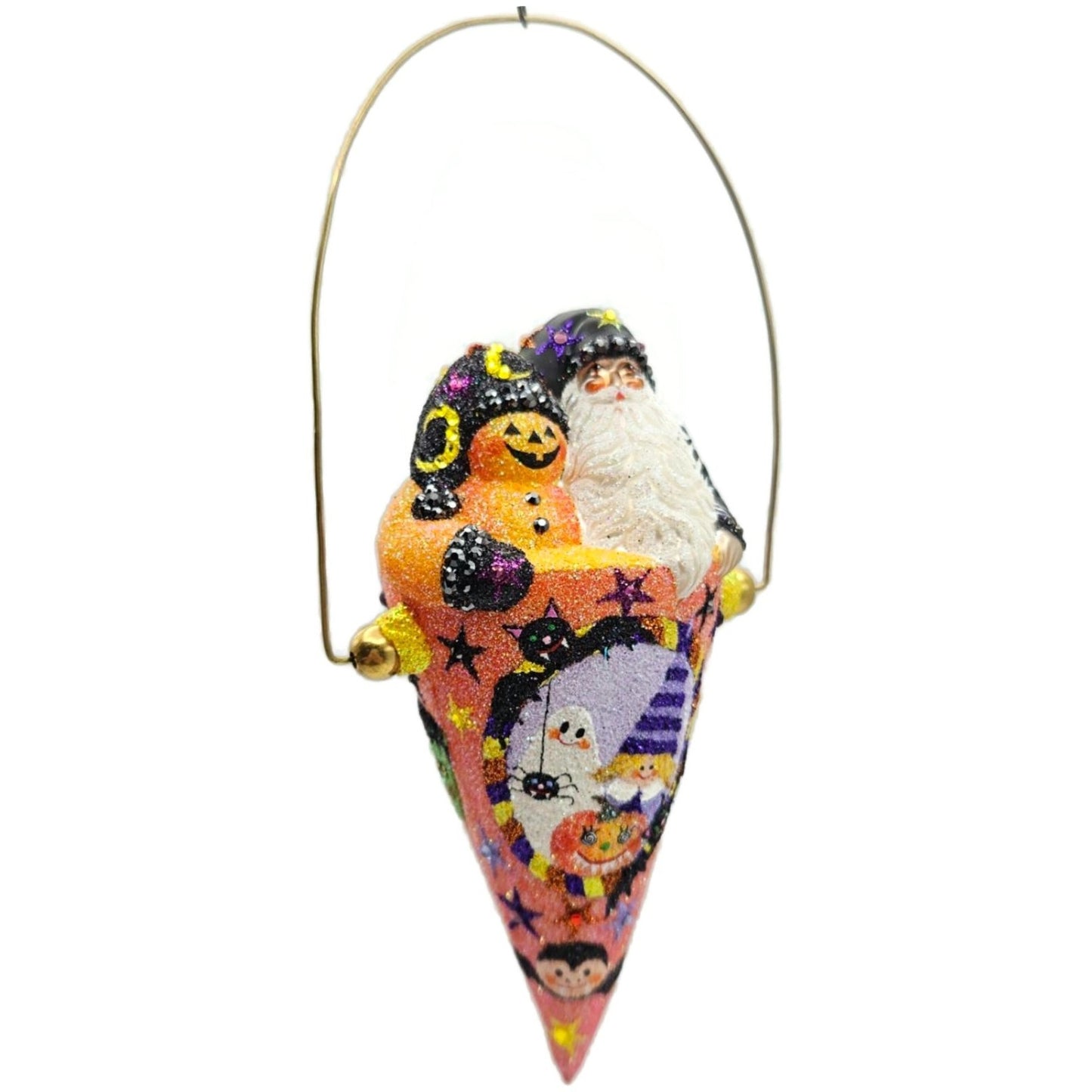 Patricia Breen Victorian Candy Cone Tricksters Pumpkin Halloween Ornament CATZ