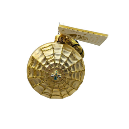 Patricia Breen Victorian Spider Web Gold Halloween Christmas Tree Ornament