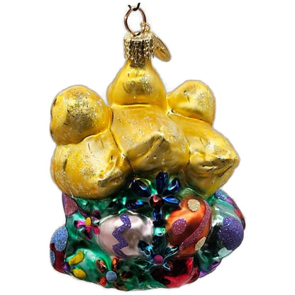 Christopher Radko Petite Peep Trio Gem Easter Christmas Tree Ornament 0106040